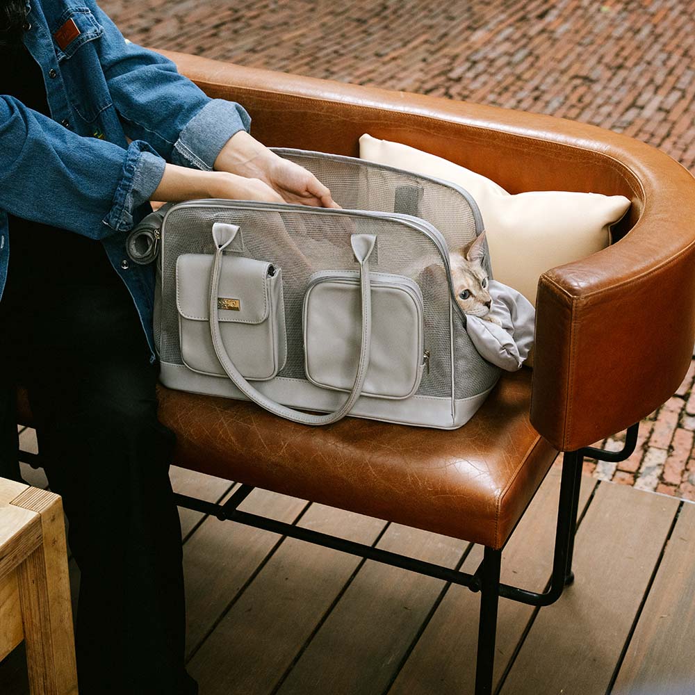 Carrier de mascotas de malla transpirable ligero - Urban Facil