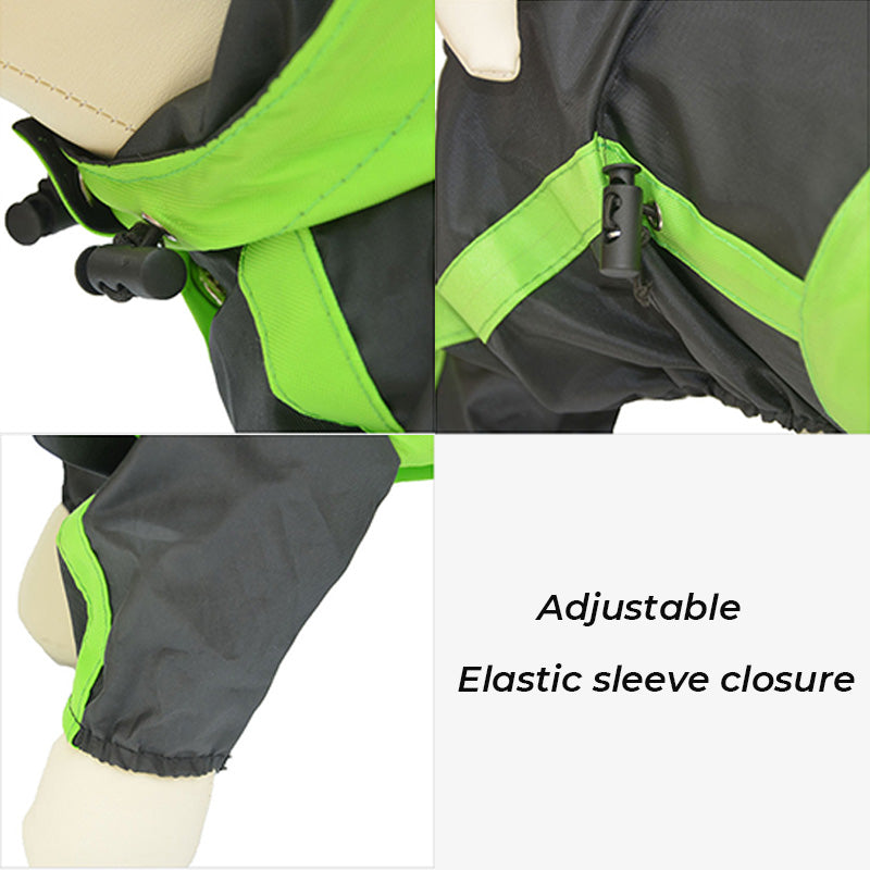 Cane impermeabile in tessuto Oxford Impermeabile a portata piena con gambe e cappuccio