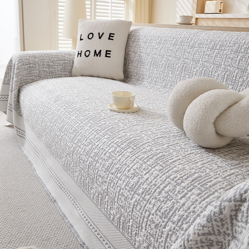 Housse de canapé universelle en soie glacée Four Seasons