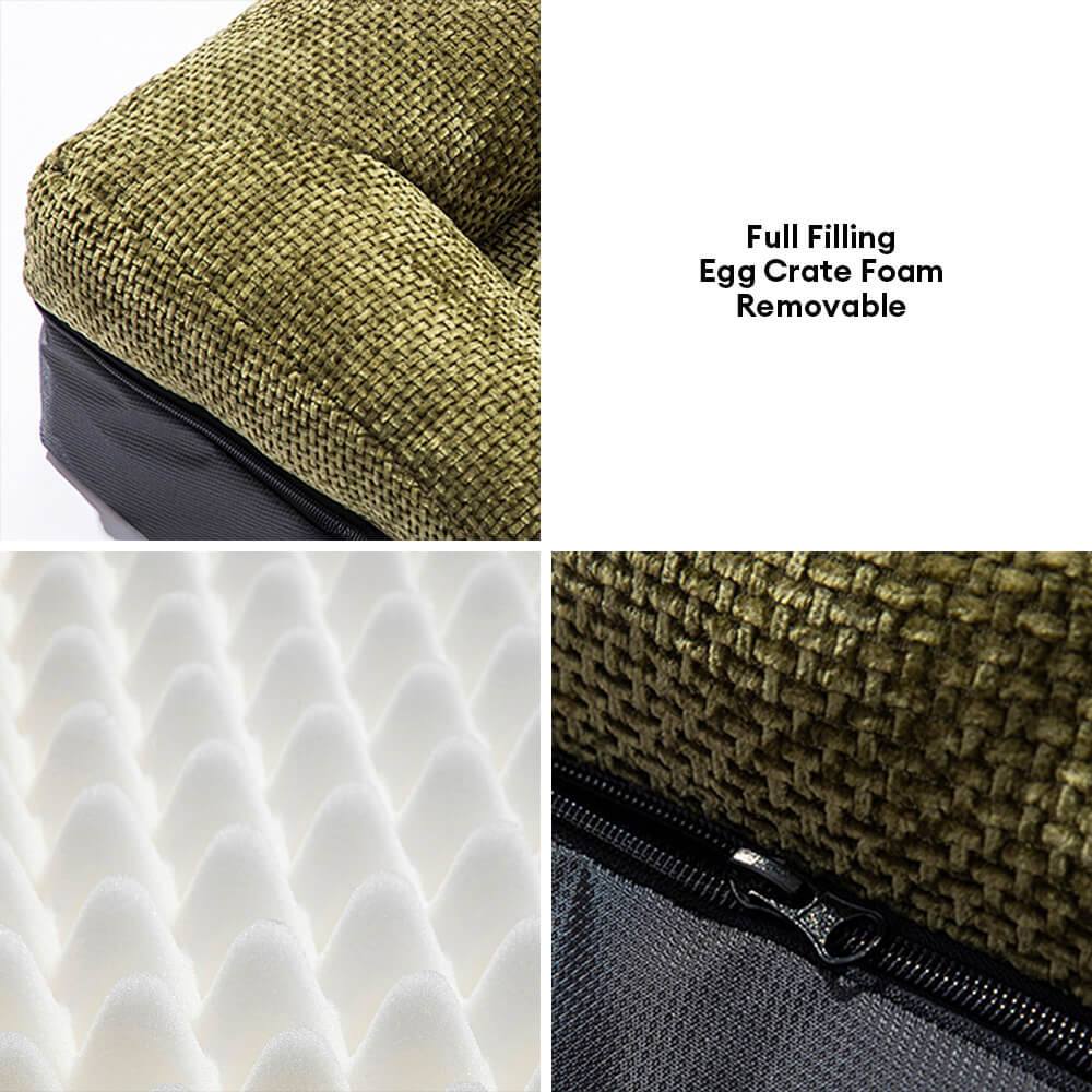 Camino acogedor y acogedor duradero ortopédico lavable y cama para perros y gatos