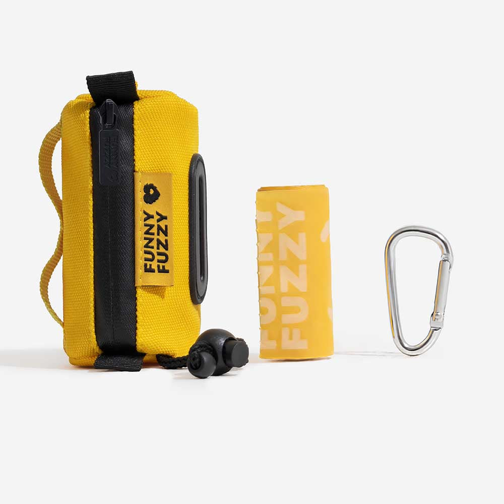 Dispensador de bolsas de caca de correa impermeable FunnyFuzzy - Flexi Walker