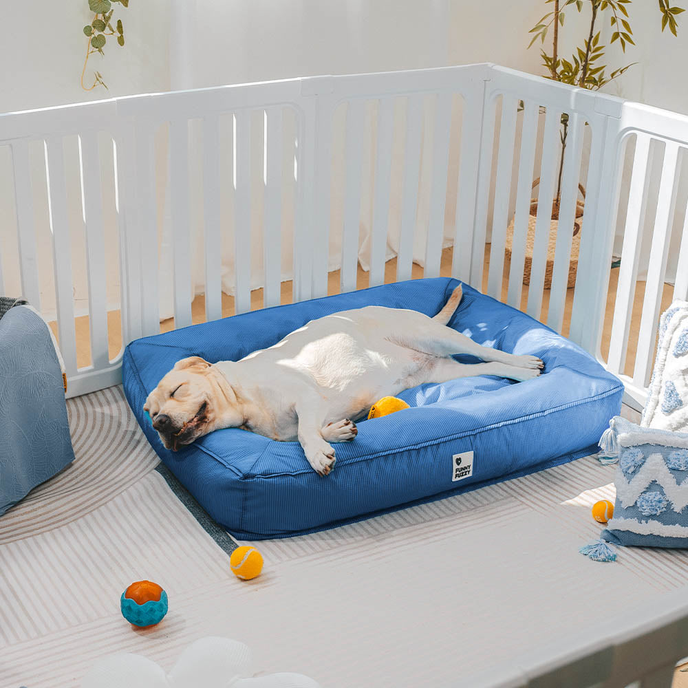 Vollständig orthopädisches, rundumstützendes, wasserdichtes Hundebett für große Hunde