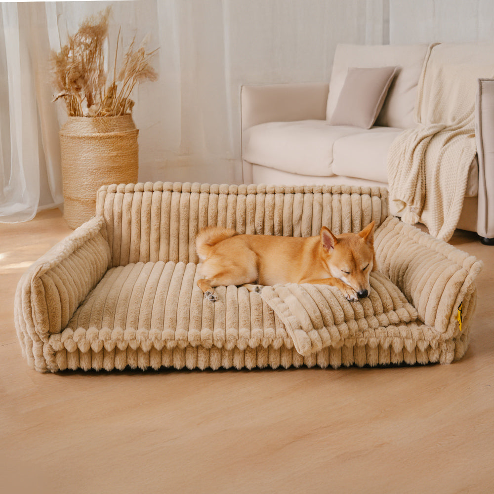 Gran almohada de perros suaves y esponjosas lavables con almohada de perro suave para perros sofá sofa-snozy sueño