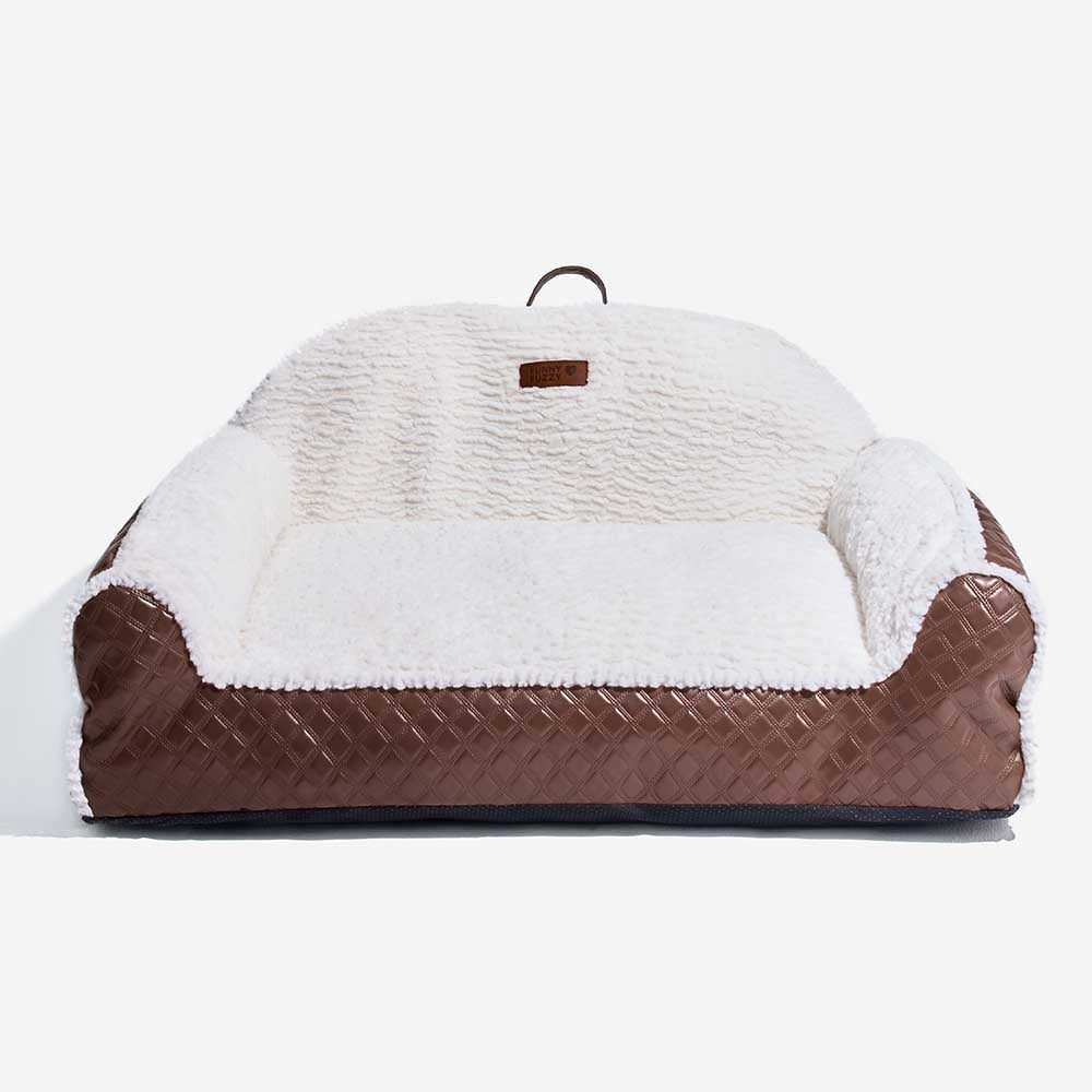 Cama de perros de almohada acogedora de acogedor