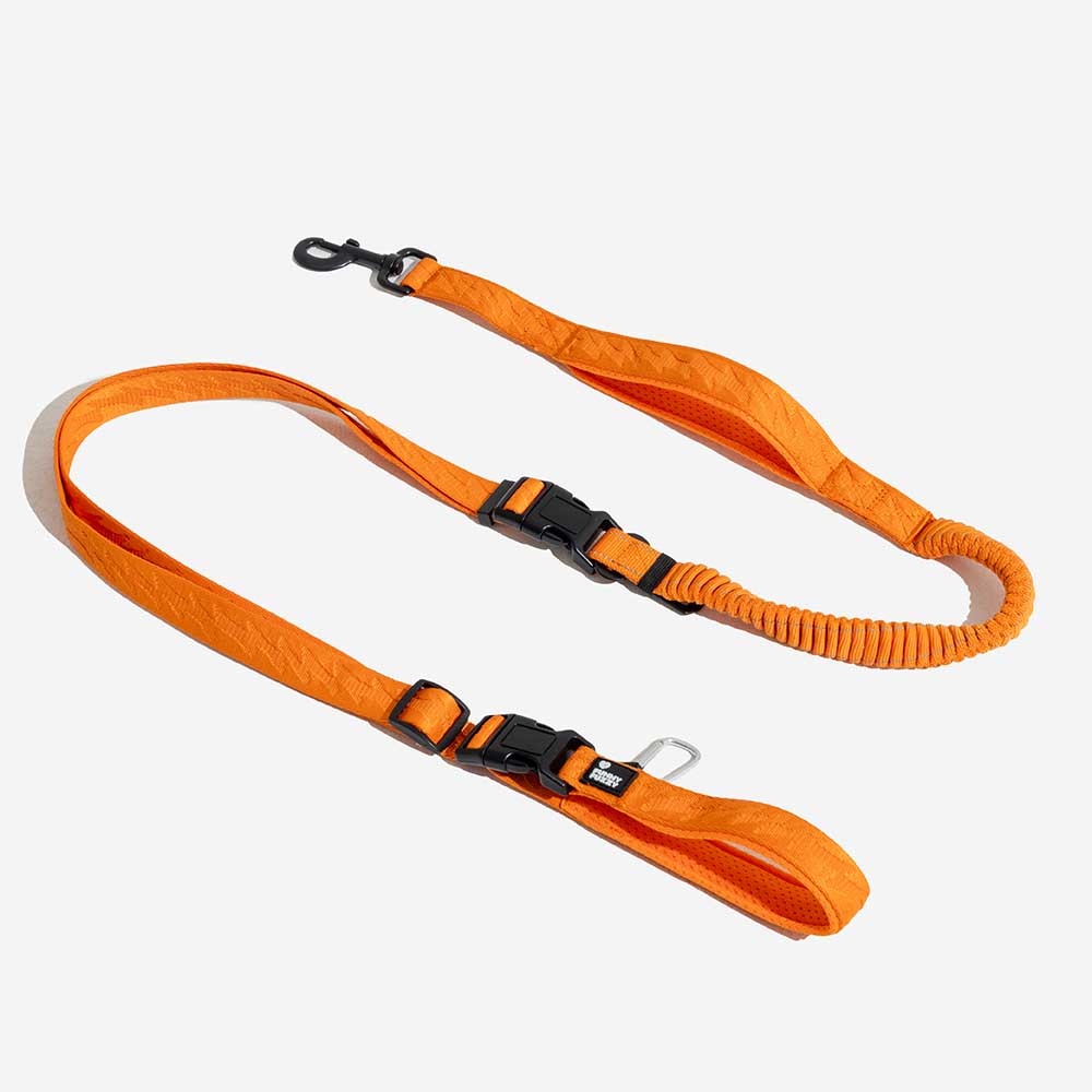 Correo de perros de nylon de mango suave versátil de doble lado de doble cara - Caminador flexible