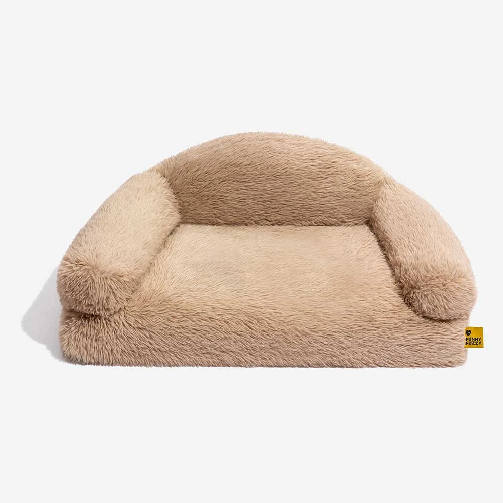 Cama de sofá de perro ortopédico de esponja y esponja de lujoso - Fluffyhaven Fluffyhaven