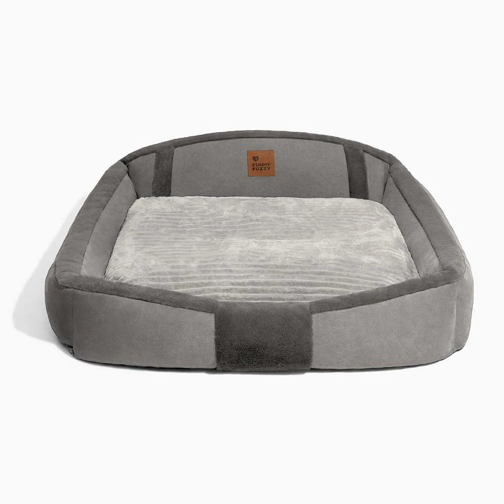 Cama de perro de sofá de gran y acogedora y acogedora