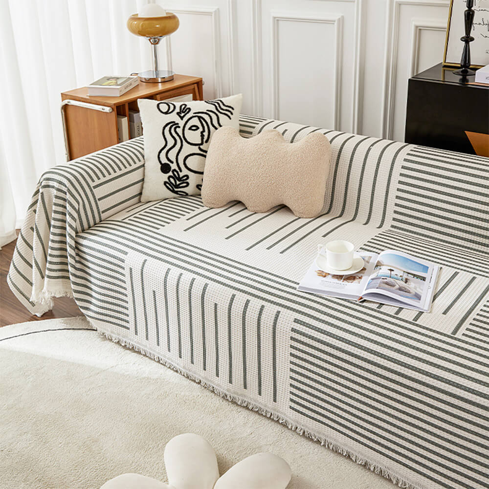 Patrón geométrico multi-<tc>Color</tc> Funda de sofá: diseño moderno para un hogar con estilo