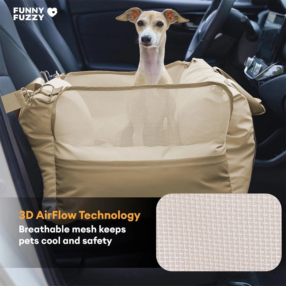 Asiento de asiento de autos de refuerzo para perros transpirable por el agua: Pup Rover