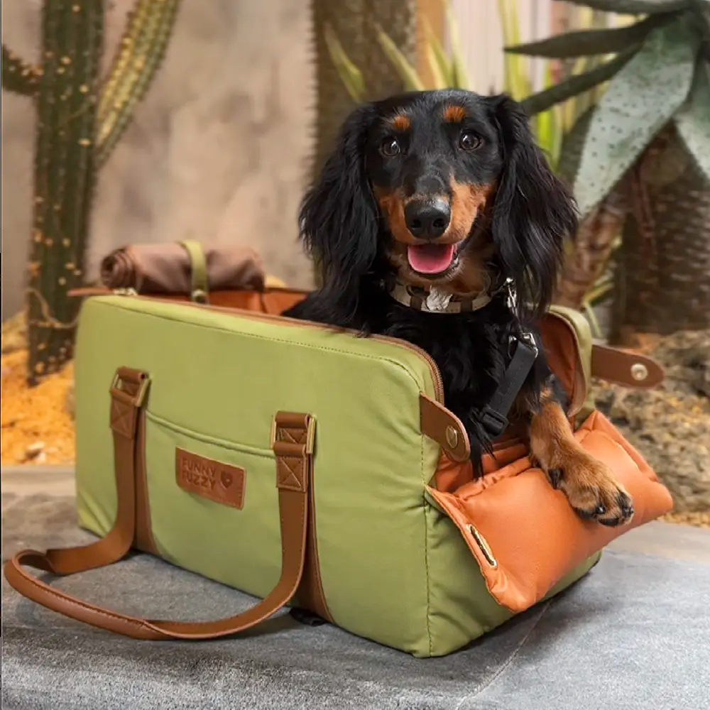 Asiento y transportista de la consola del centro de seguridad de cuero de cuero de lujo - Voyager Urban