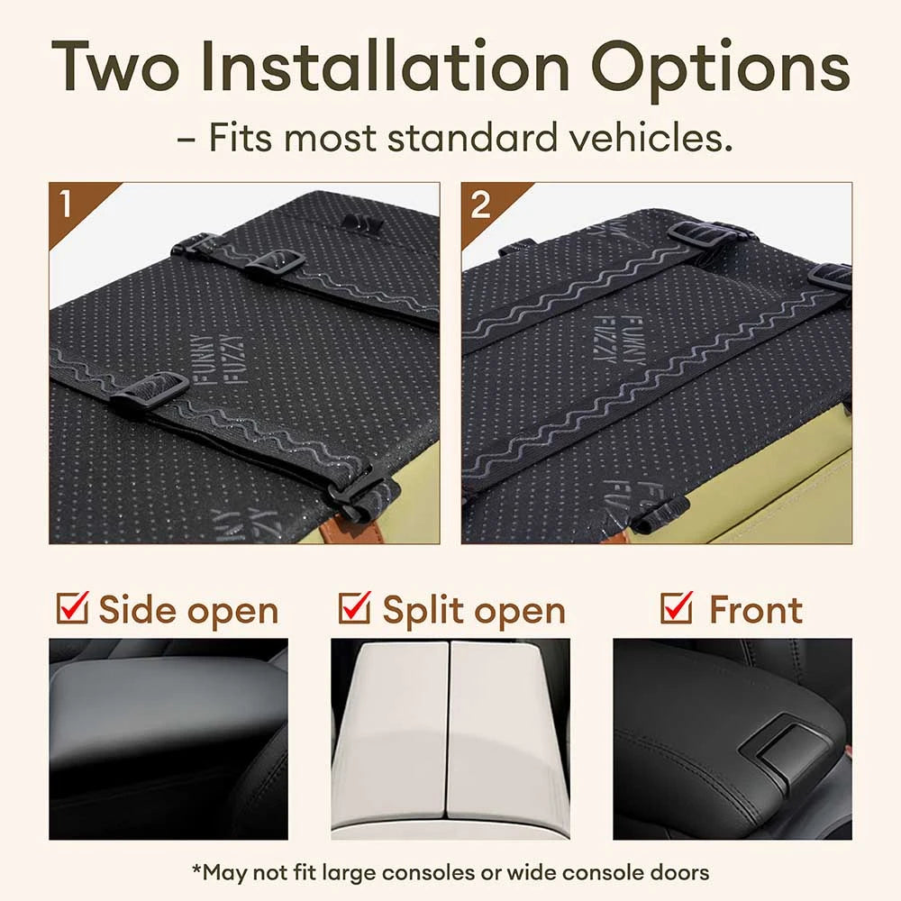 Asiento y transportista de la consola del centro de seguridad de cuero de cuero de lujo - Voyager Urban