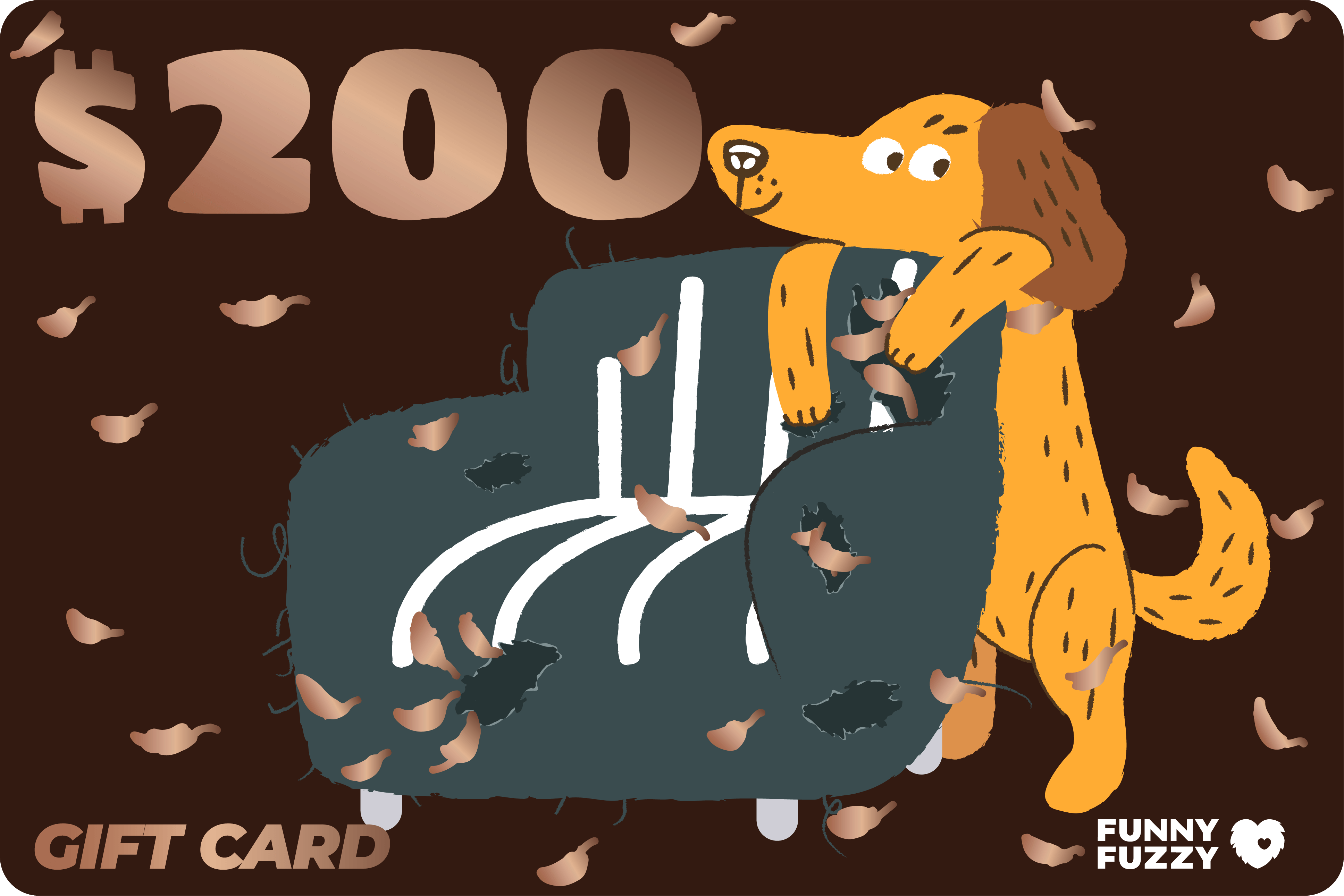 $200 FUNNYFUZZY Gift Card - FUNNYFUZZY