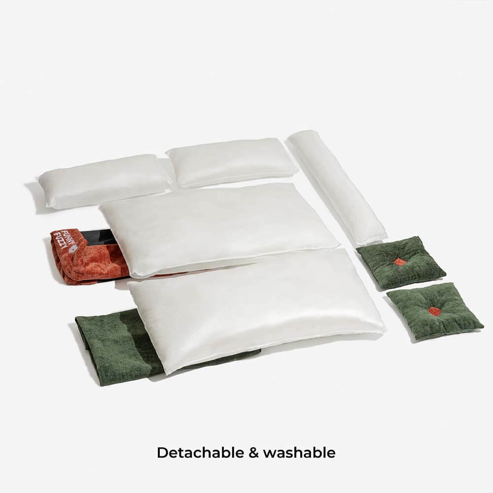 Cama de sofá de gato blando chenille chenille