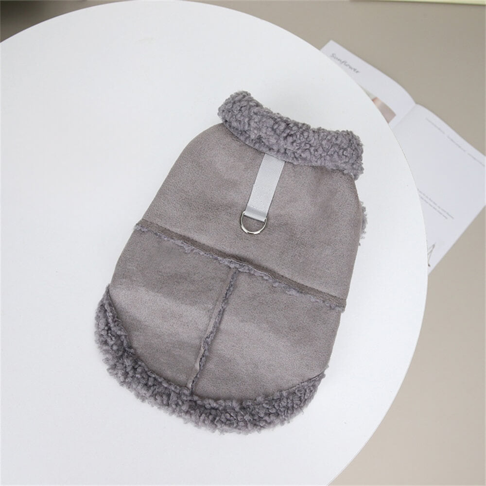 Giacca per cani shearling - capispalla invernale calda ed elegante