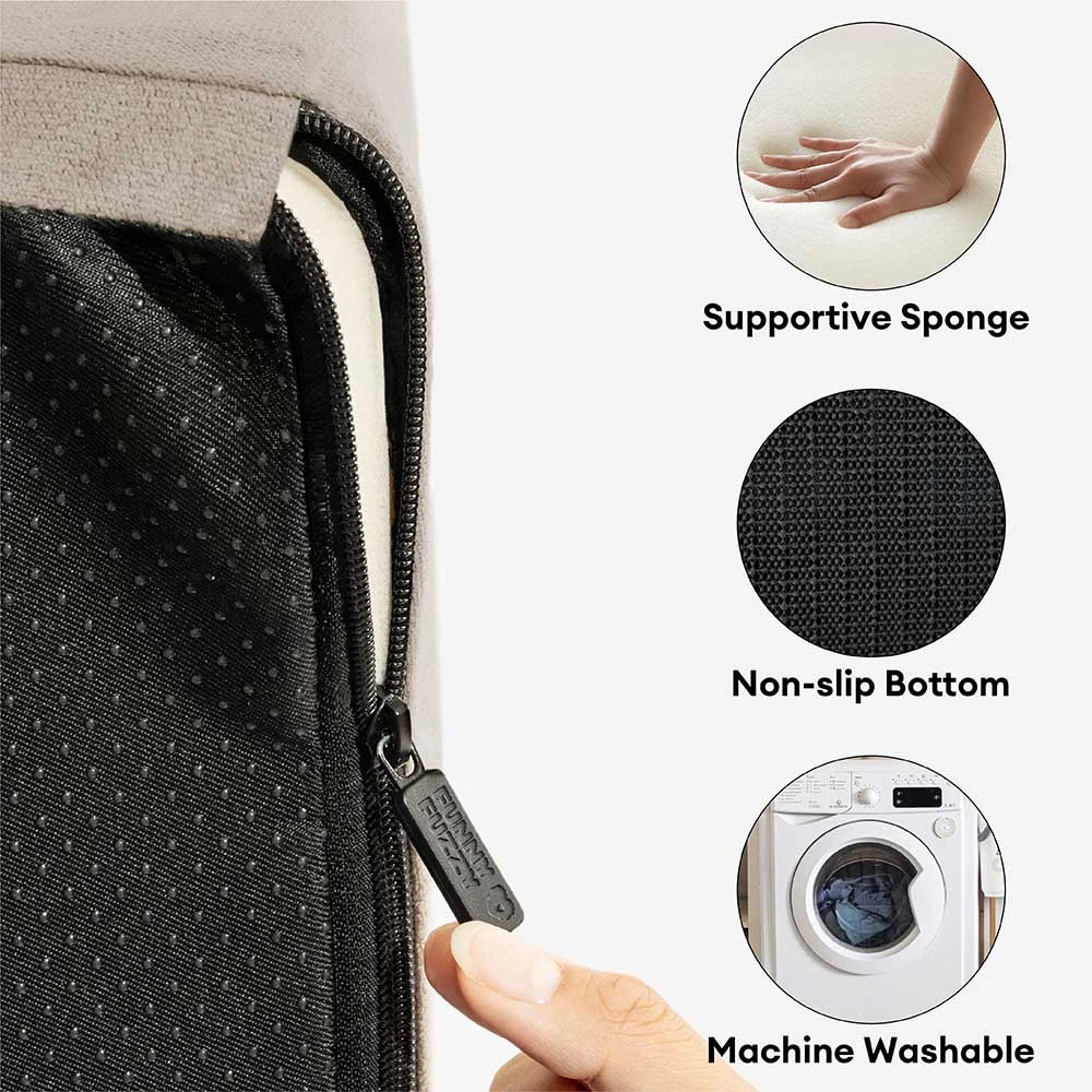 Escaleras de mascota de esponja extraíbles extra anchas de chenille