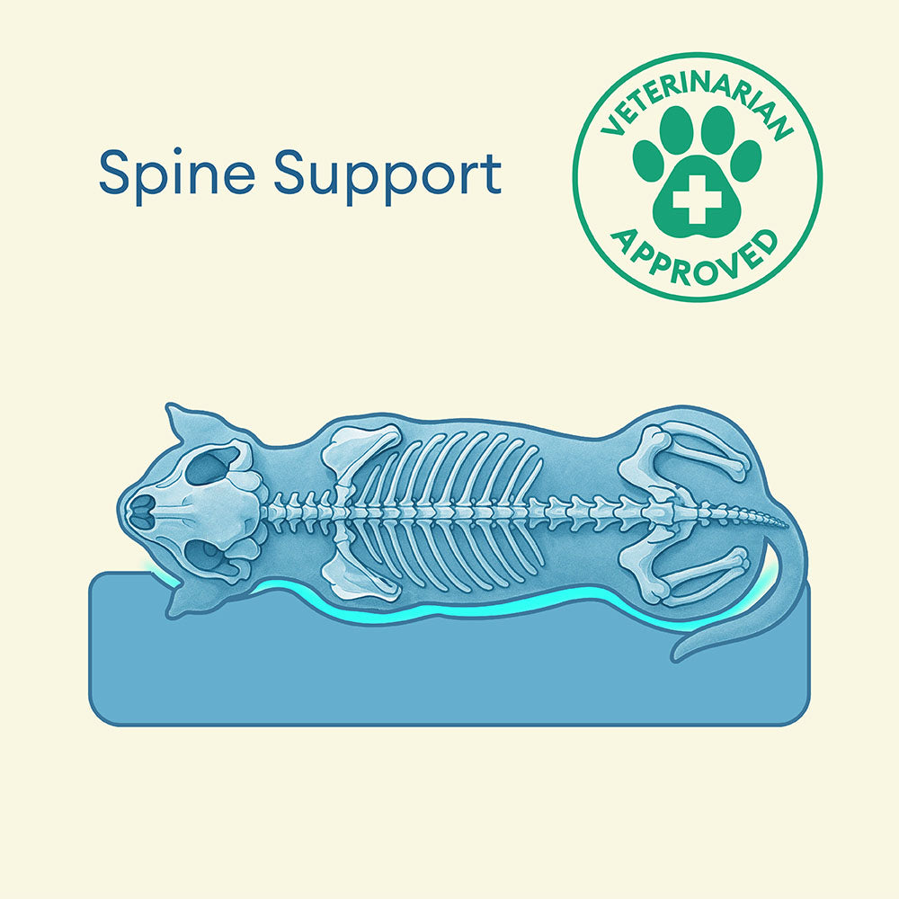 Vollständig orthopädisches, rundumstützendes, wasserdichtes Hundebett für große Hunde