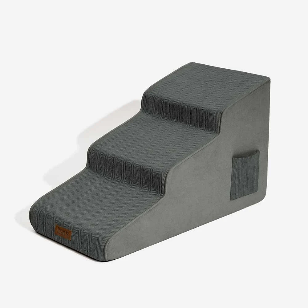 Escaleras de mascota de esponja extraíbles extra anchas de chenille