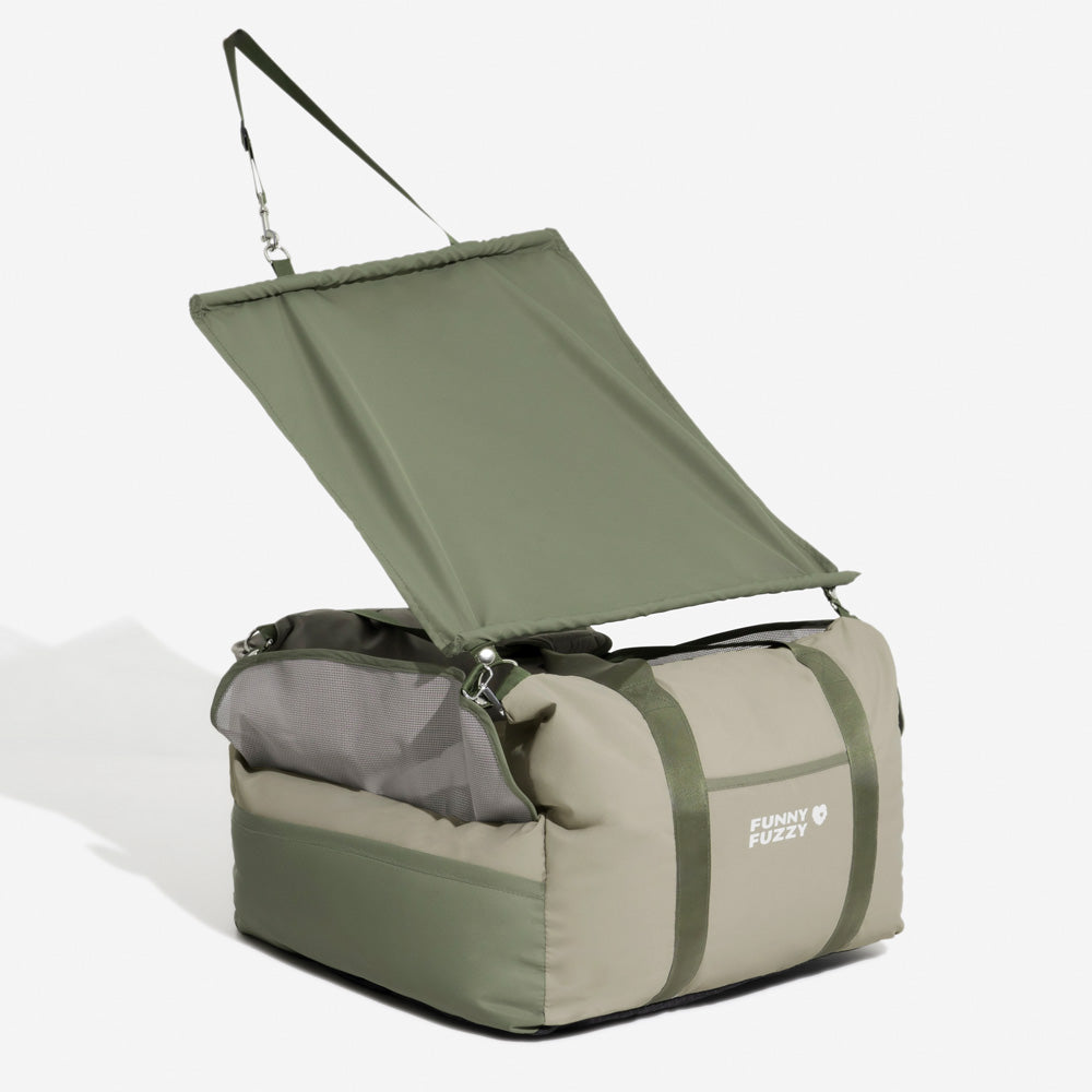 Asiento para el automóvil para el sol - Pup Rover impermeable transpirable protección contra la seguridad de la seguridad asiento de automóvil para perros