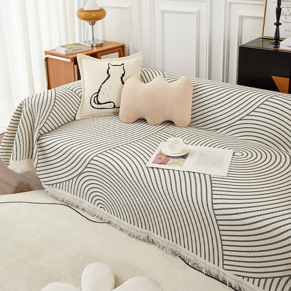 Patrón geométrico multi-<tc>Color</tc> Funda de sofá: diseño moderno para un hogar con estilo