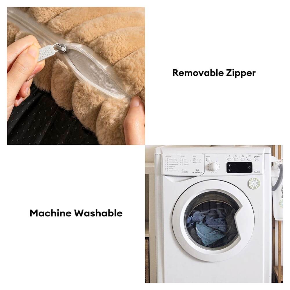 Gran almohada de perros suaves y esponjosas lavables con almohada de perro suave para perros sofá sofa-snozy sueño