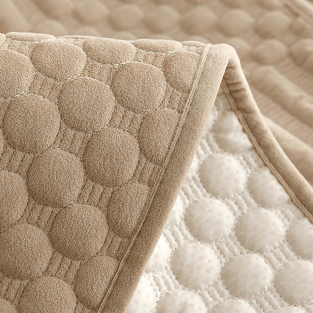 Cubierta de sofá sin deslizamiento cálido y lujoso