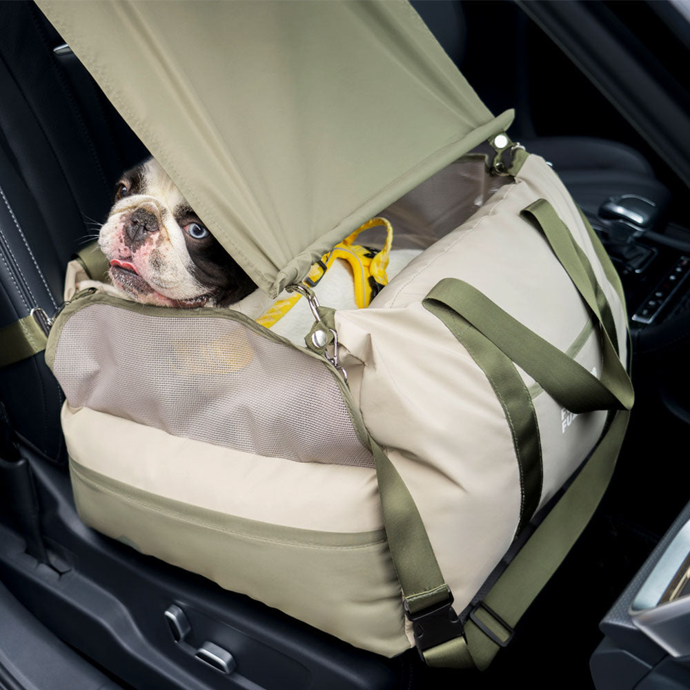Asiento para el automóvil para el sol - Pup Rover impermeable transpirable protección contra la seguridad de la seguridad asiento de automóvil para perros