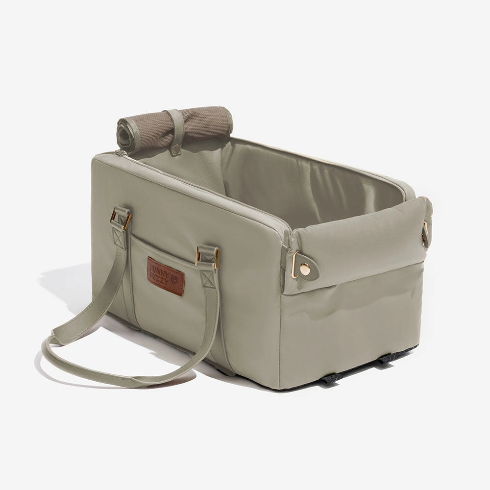 Asiento y transportista de la consola del centro de seguridad de cuero de cuero de lujo - Voyager Urban