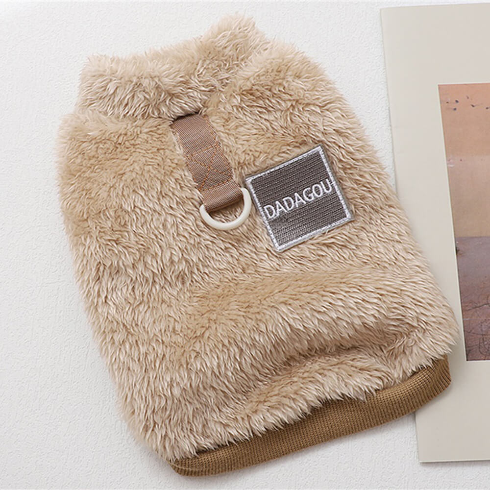 Giust per cani fuzzy comodo ed elegante - perfetto per le passeggiate invernali