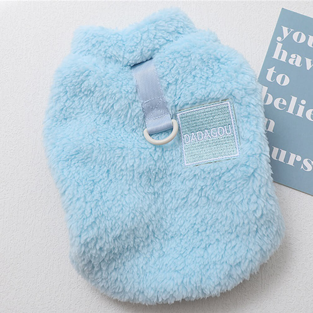 Giust per cani fuzzy comodo ed elegante - perfetto per le passeggiate invernali