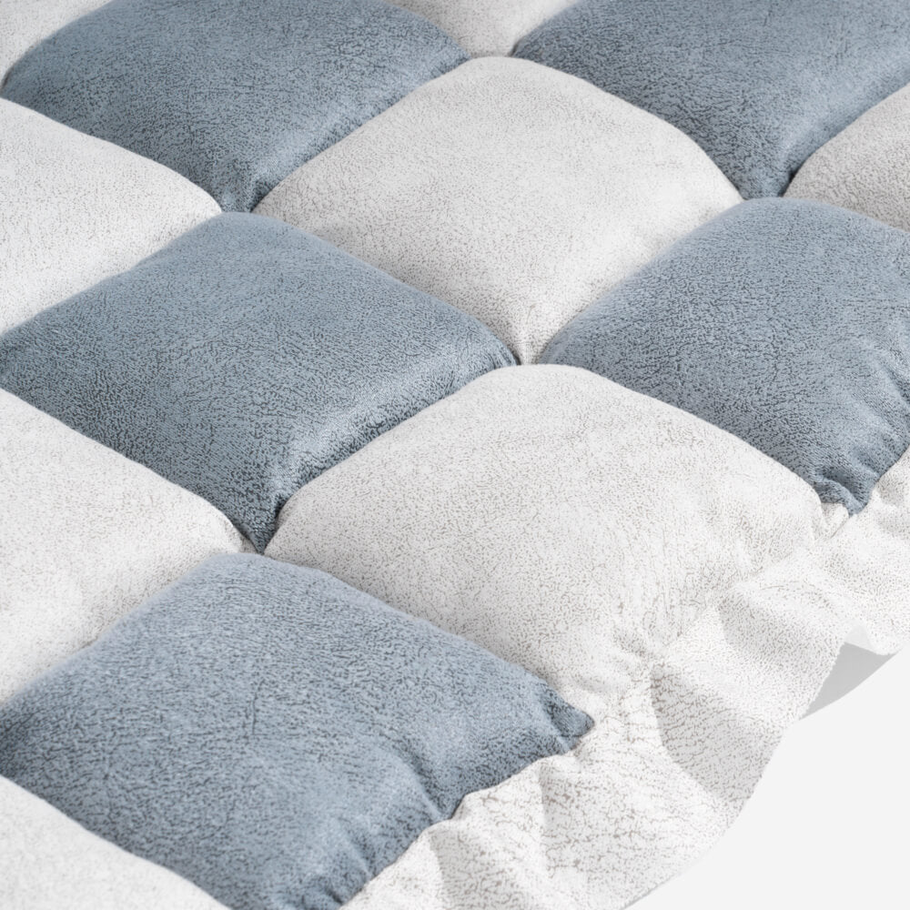 Gemütliche karierte Patchwork-Haustiermatte, Möbelschutz, Couchbezug