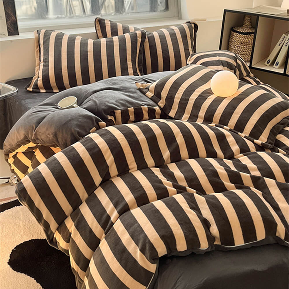 Foglio letto di velluto per latte a quadri accogliente antistatico