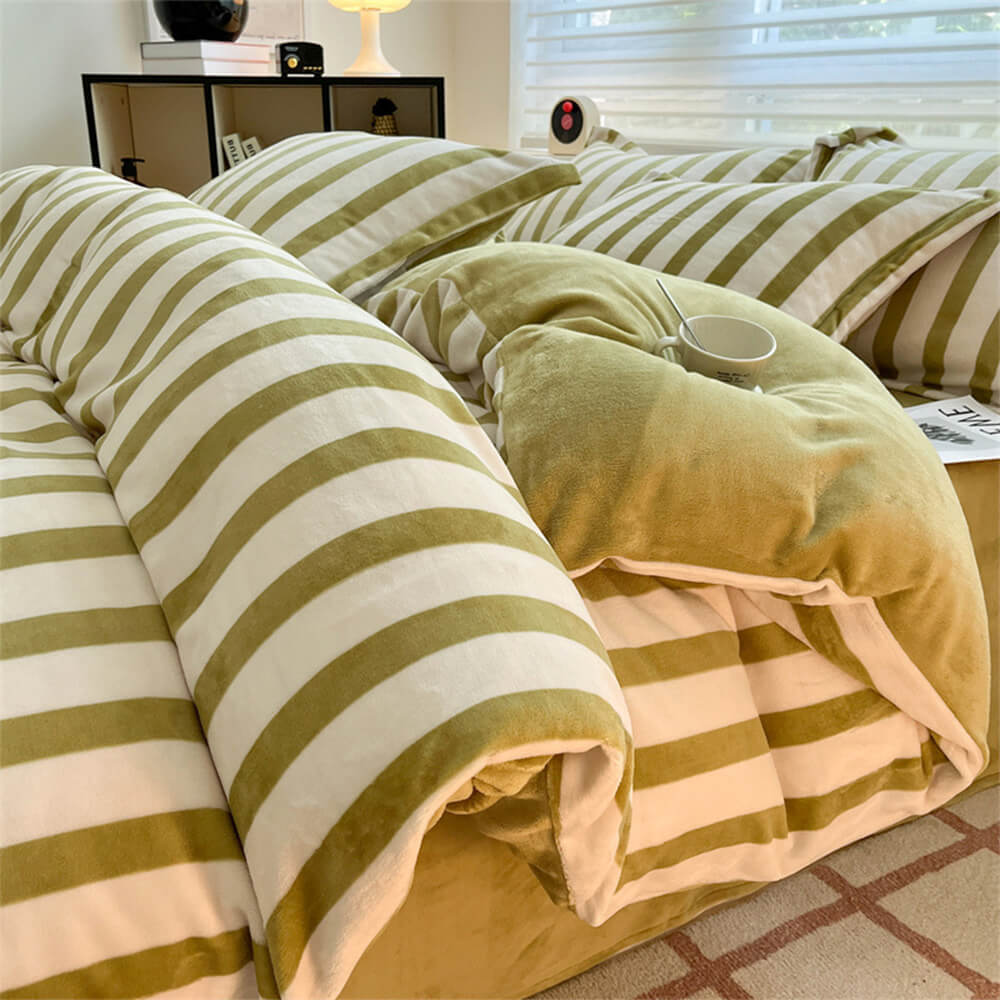 Foglio letto di velluto per latte a quadri accogliente antistatico