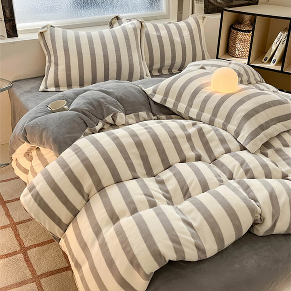 Foglio letto di velluto per latte a quadri accogliente antistatico