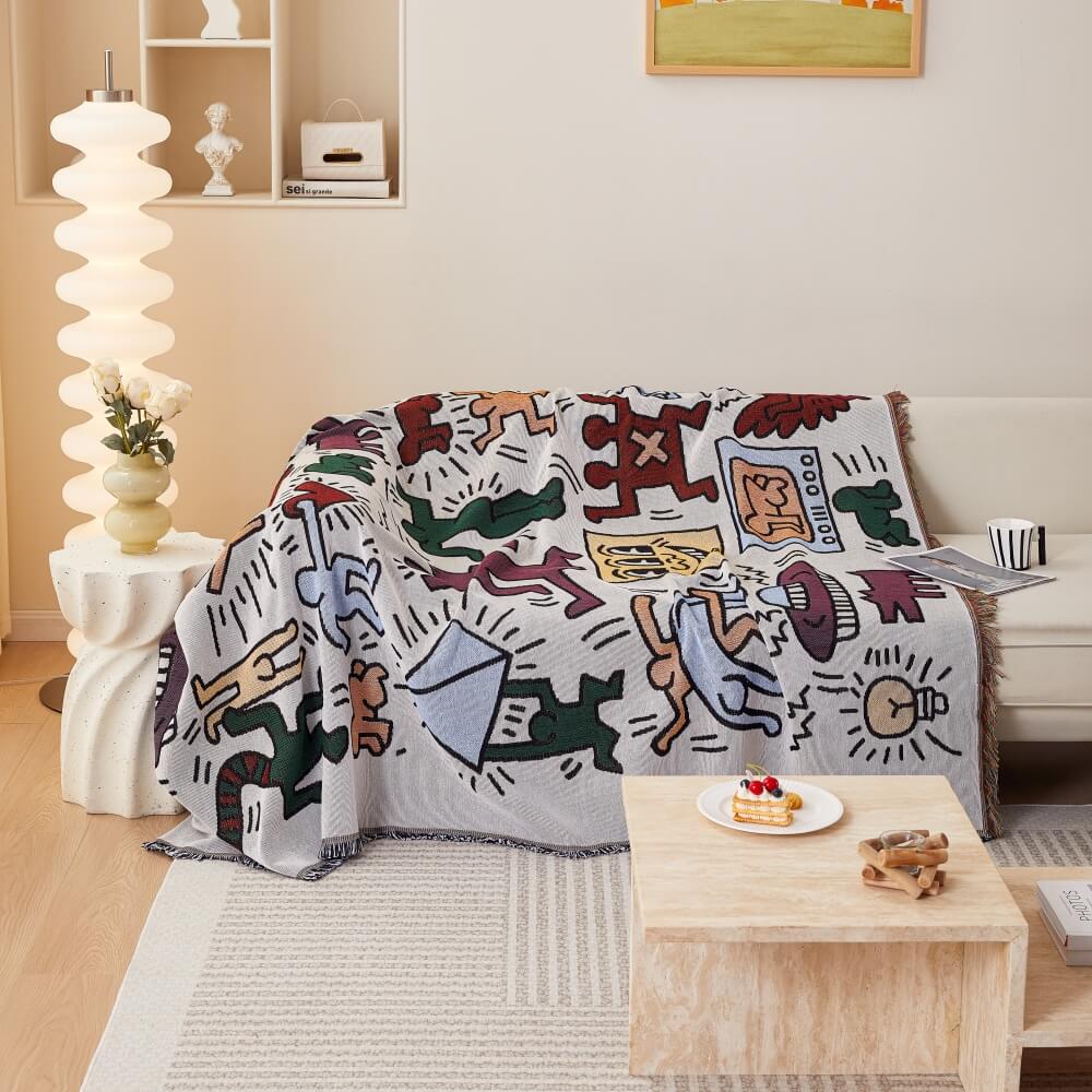 Housse de Protection de meubles à motif bohème, décoration de canapé, résistante à l'usure