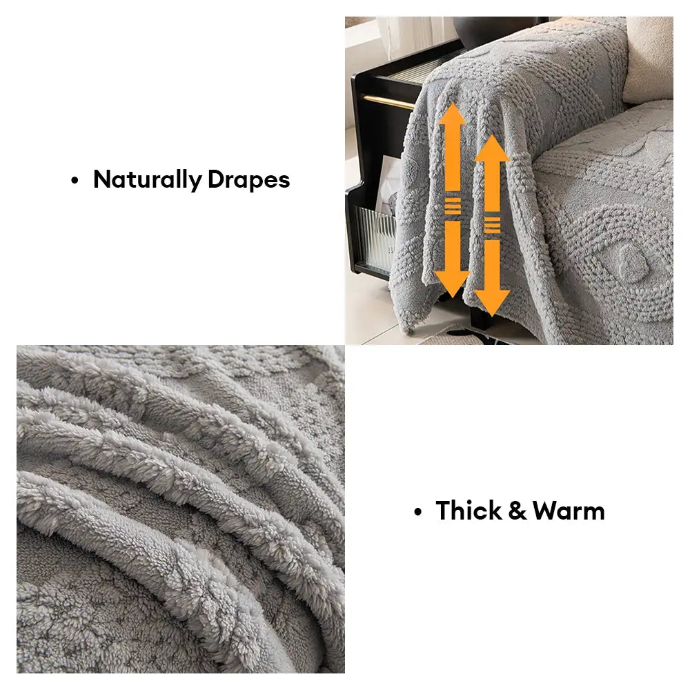 Cubierta de sofá protectora multifuncional de Star Series Plush Multifuncional