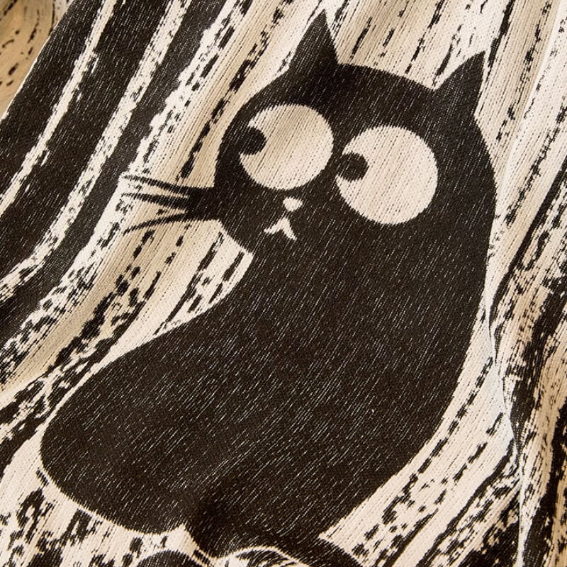 Cartoon PAW estampado Chenille Anti-Scratch Show Couch Tapa