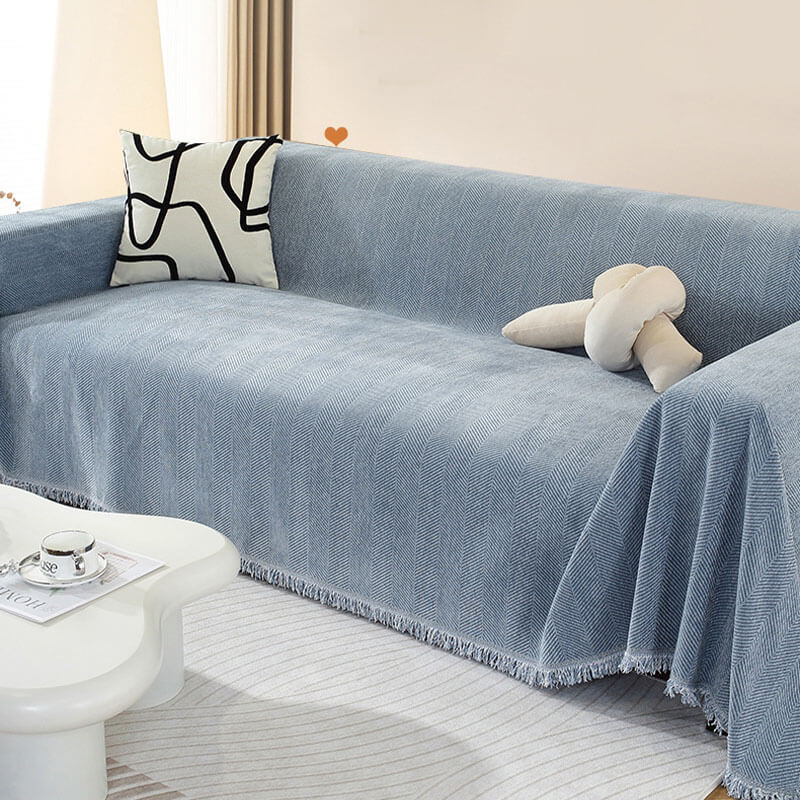 Cubierta del sofá de borbones de la algiche de la mantilla de chenille