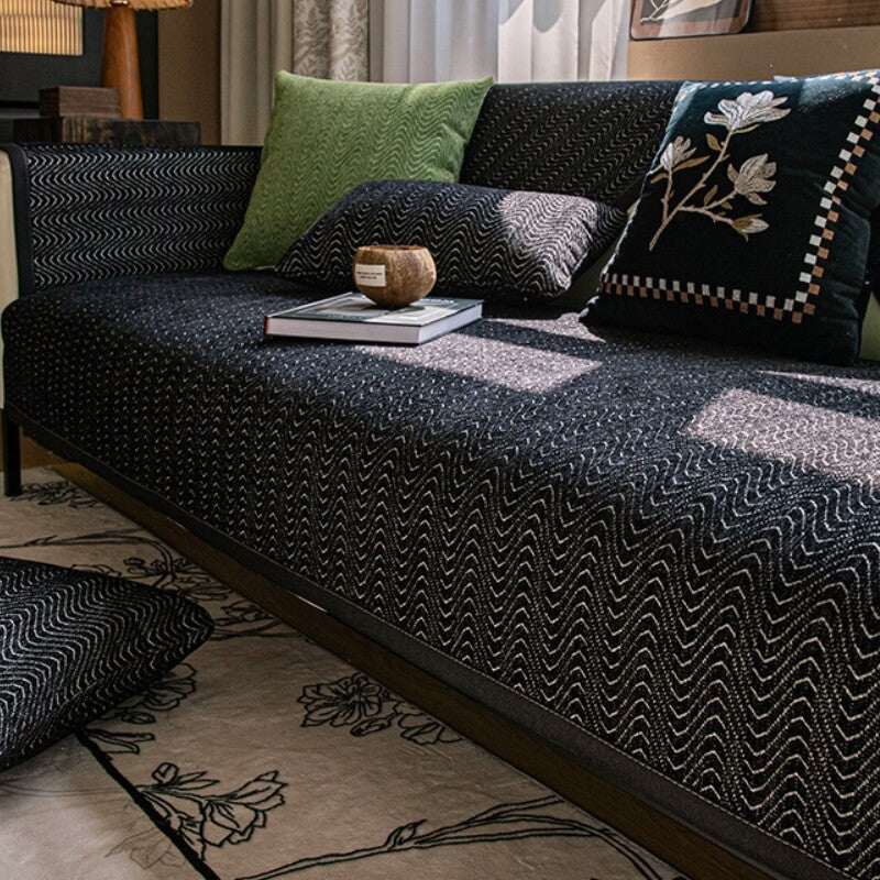 Chenille French Elegance Anti-Kratz-Sofaschutz Couchbezug