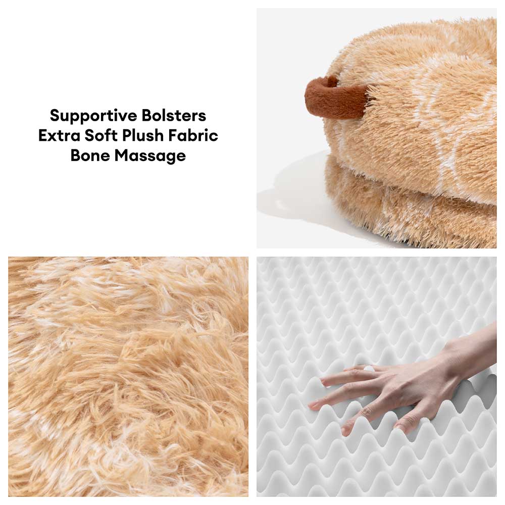 Cama clásica de perros humanos de donas súper grandes y esponjosas - Cuddle Cradle