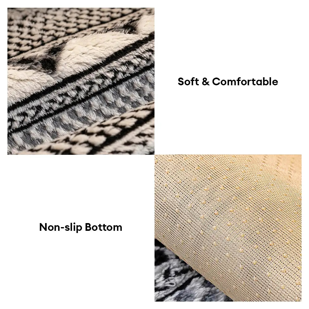 Chenille Art Corrugated Breatable No-Slip Couch Cover Coach