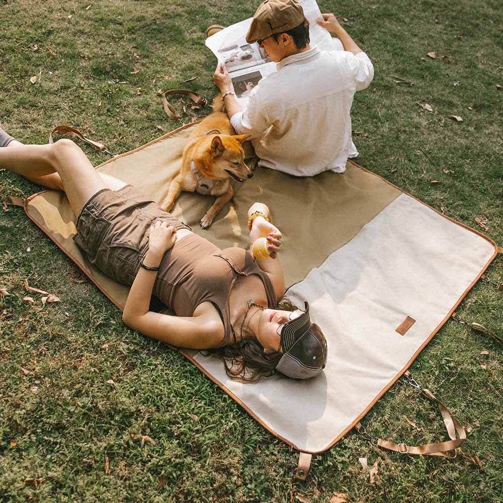 Classique rétro – Housse de siège arrière étanche à double usage pour camping et voiture