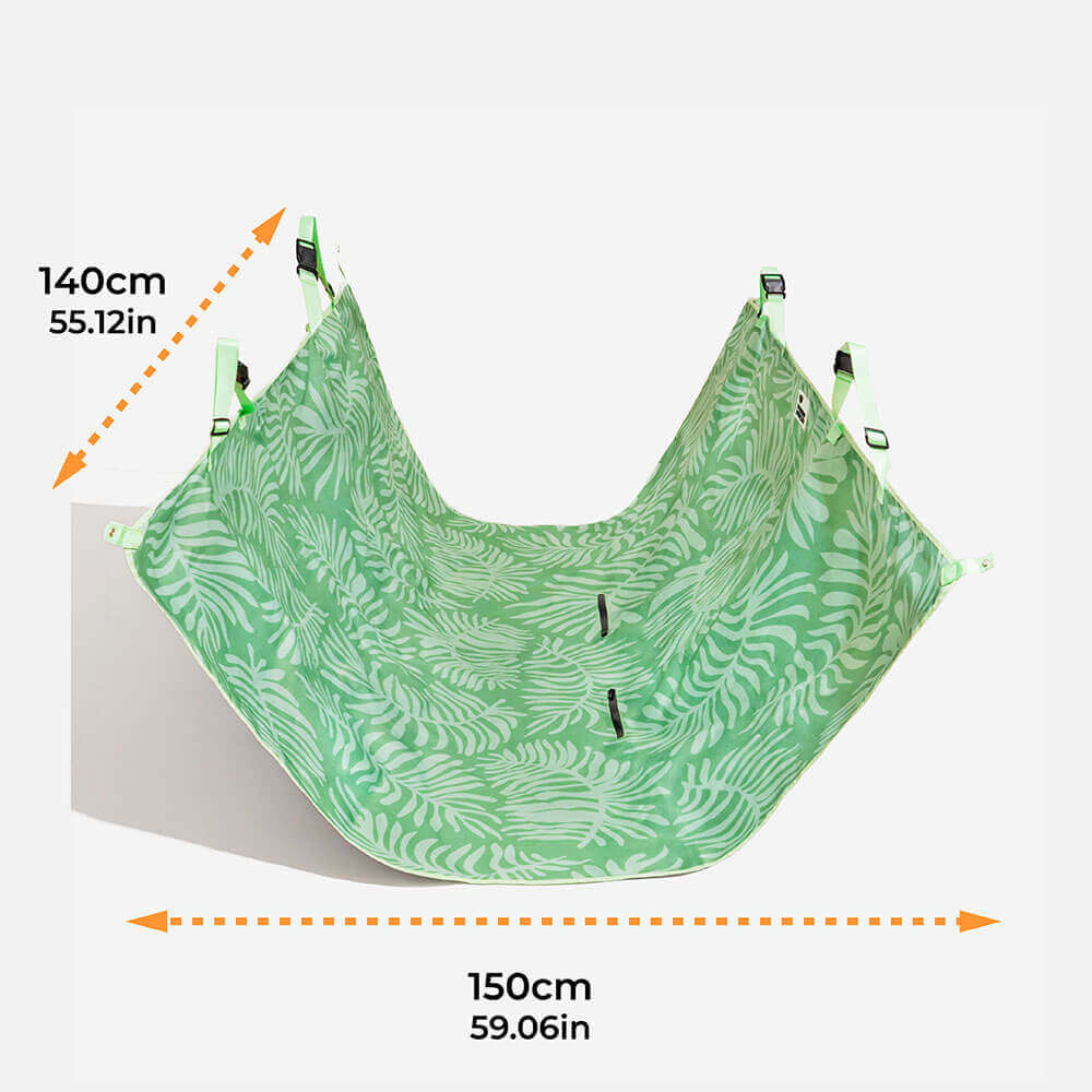 Tropischer Stil – wasserdichter Picknick- und Auto-Rücksitzbezug mit doppeltem Verwendungszweck
