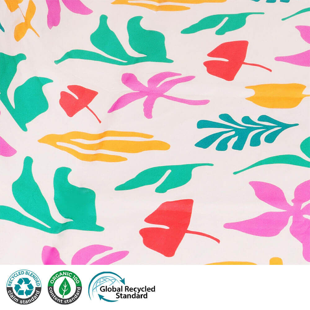 Tropischer Stil – wasserdichter Picknick- und Auto-Rücksitzbezug mit doppeltem Verwendungszweck