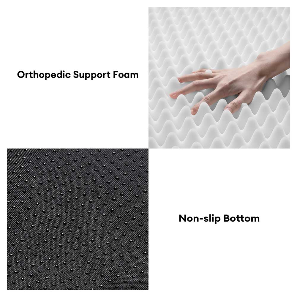 Cama de gato ortopédica de casa a cuadros clásica - cabaña de retiro