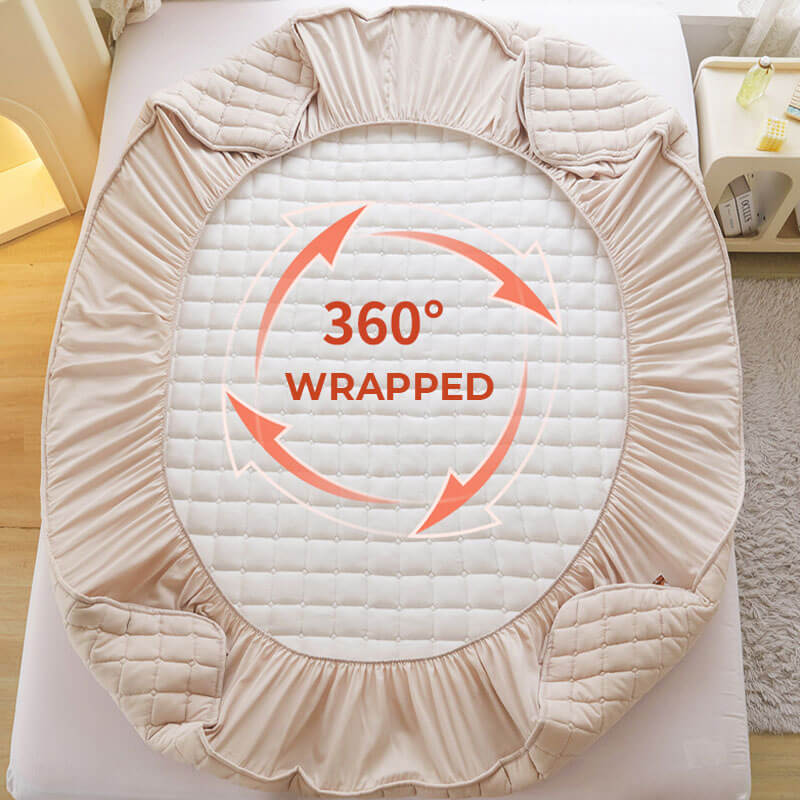 Confort encerrado cubierta de colchón de lámina impermeable