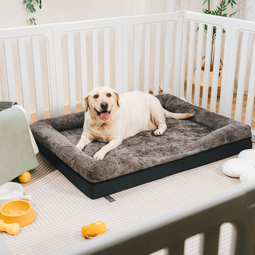Camino acogedor y acogedor duradero ortopédico lavable y cama para perros y gatos