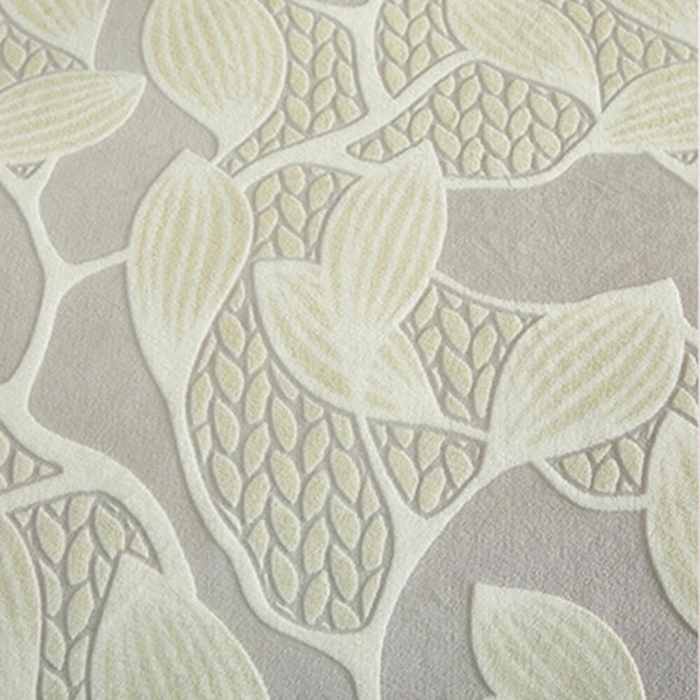 Conjunto de sábana de terciopelo de patrón botánico elegante