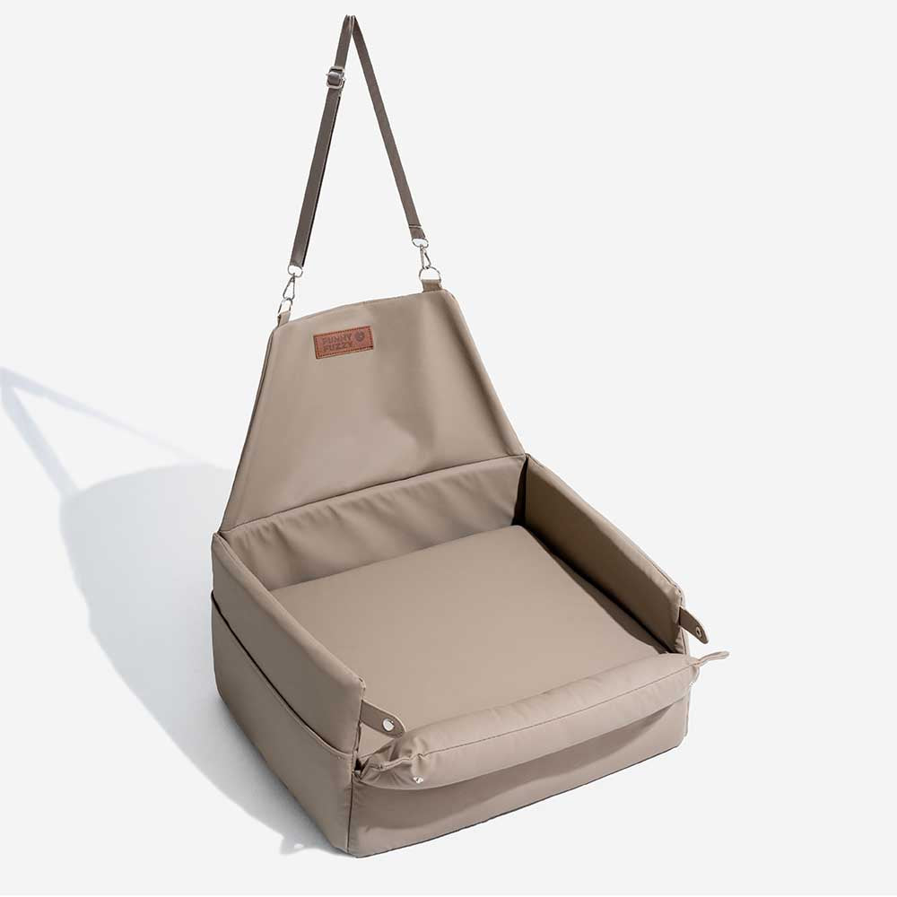 Cama elevada de asiento de asiento para perros de cuero para perros de cuero para perros - Voyager urbano