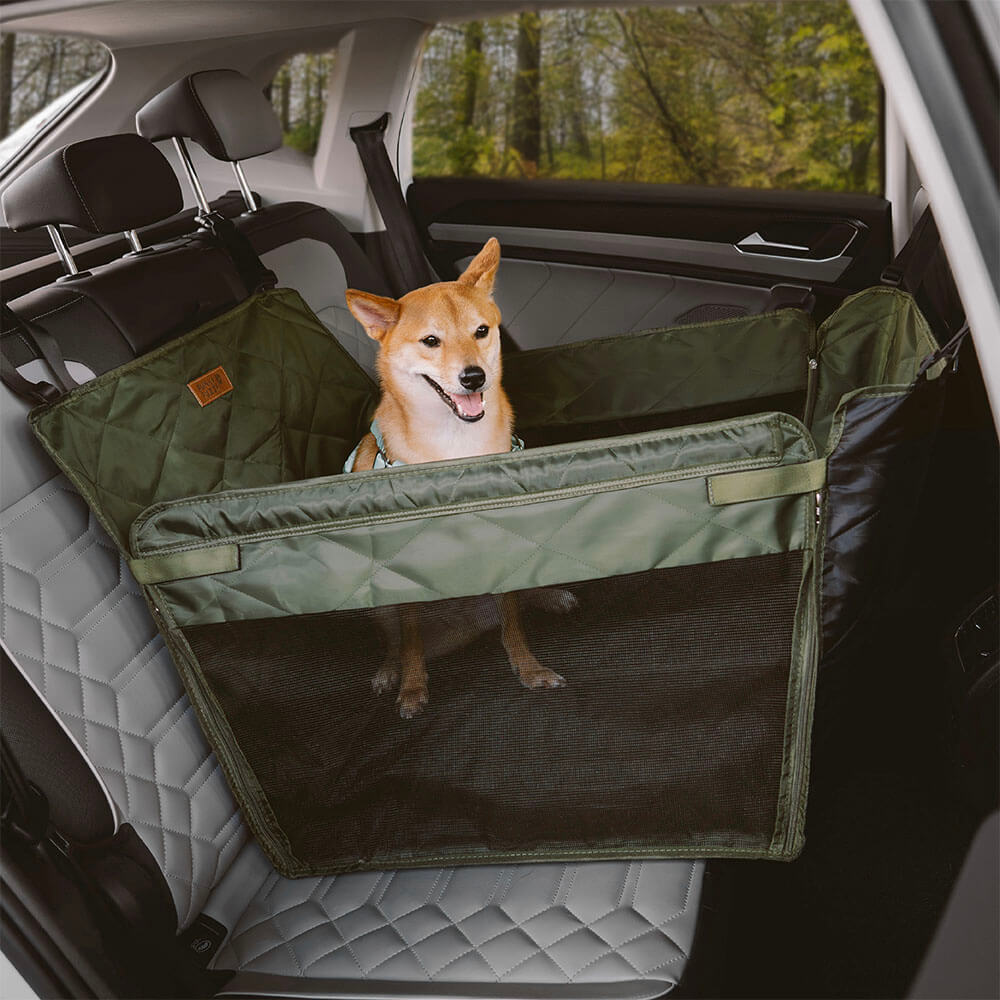 Extensor de asiento trasero para perros impermeables de viaje extra estable