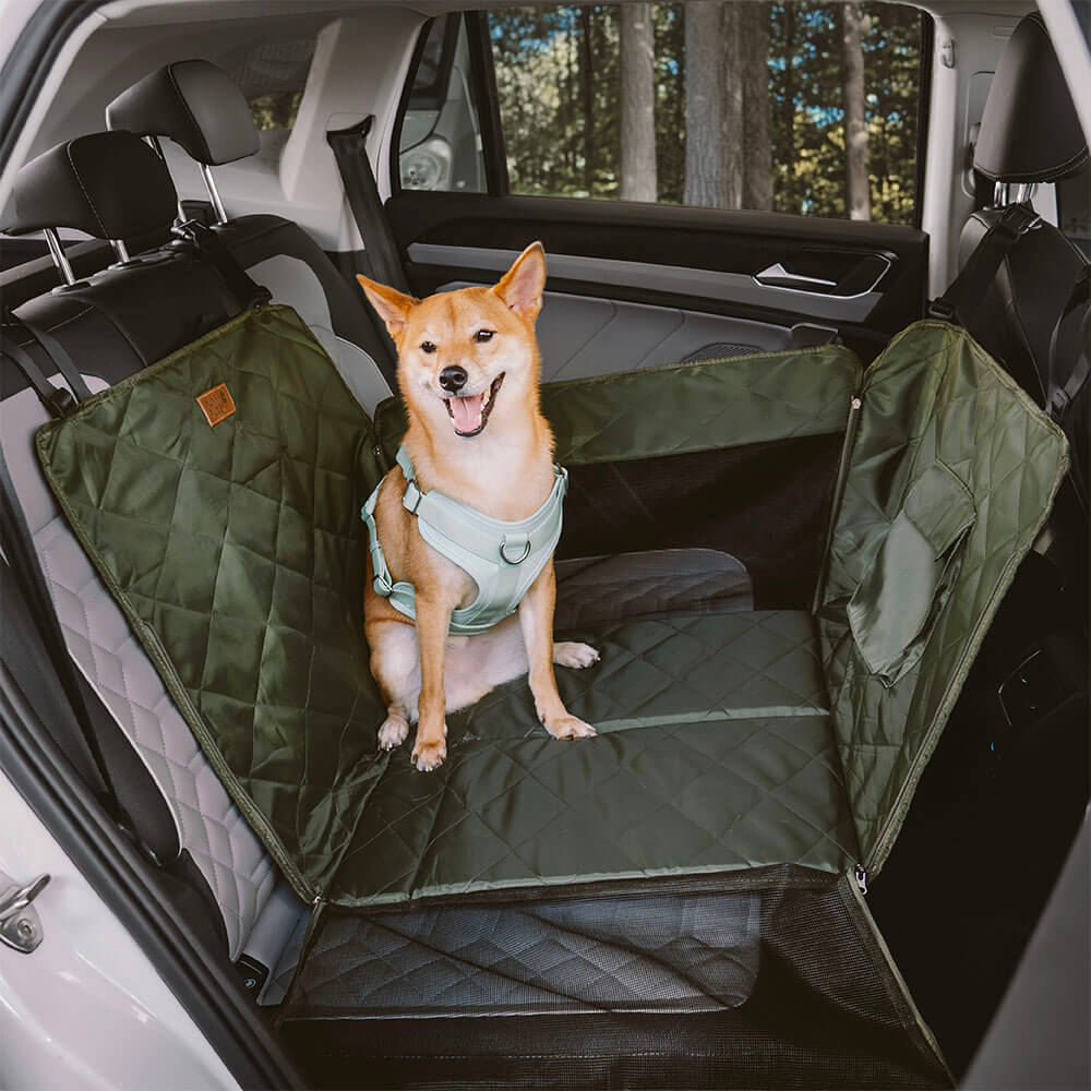 Extensor de asiento trasero para perros impermeables de viaje extra estable